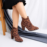 BOOT HEELS SUEDE - R-8