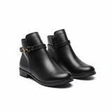 Ankle Boot Leather With Accessories G-50