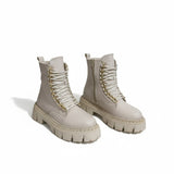 Ankle Boot Leather With Rope E-101