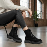 Ankle Boot Leather With Rope E-101