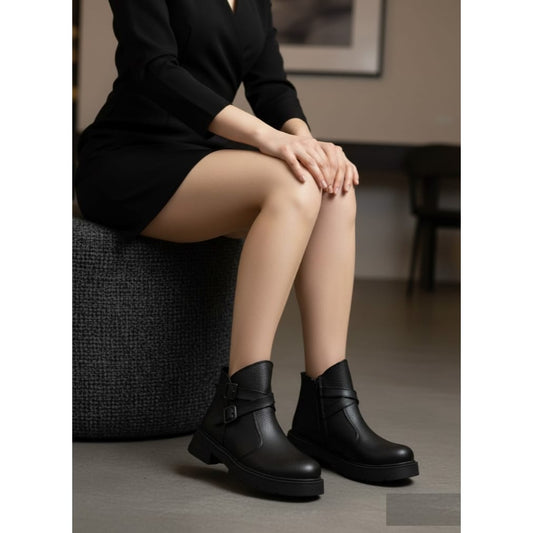 Ankle Boot Leather Elegant G-59