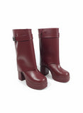 Long Boot High Heel Leather Elegant LB-49