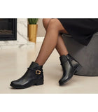 BOOT FLATS LEATHER - G-23