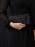 crossbody evening bag Pleated Design ZS-10