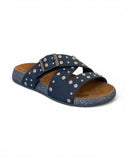 Slippers Fabric Flat With Buckle SL-219