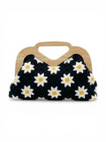 Handbag Wood And Fabric ZS-14