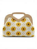 Handbag Wood And Fabric ZS-14