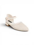 sandal flat Leather with mesh SF-64