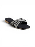 Slipper Flat Diamond Distinctive Letter X SL-228