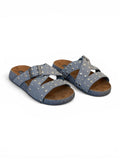 Slippers Fabric Flat With Buckle SL-219