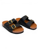 Slippers leather Double strap SL-239