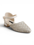 sandal flat Leather Embroidered SF-65