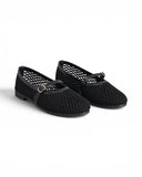 Ballerina flat Leather mesh BF-812