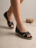 Sandal Flat Leather Easy To Wear SF-58