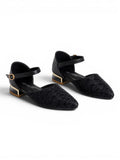sandal flat Leather Embroidered SF-65