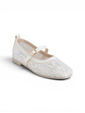 Ballerina flat Leather Tulle BF-810
