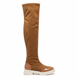 Long Boot Suede With Glossy Leather LB-37