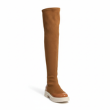 Long Boot Suede With Glossy Leather LB-37