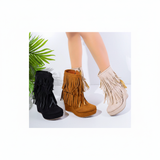 BOOT Mid HEELS SUEDE - BW-12