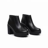 Ankle Boot Heels Leather Comfort R-22