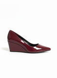 Shoes Wedge Leather Glossy W-320