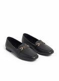 Ballerina Flat Leather Square BN-515