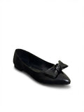 Ballerina Flat Leather Glossy With Bow BN-513