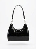 Shoulder Bag Glossy Leather ZC-9