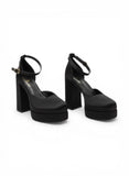 Shoes High Heel Satin H-14