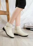 BOOT FLATS LEATHER - G-16