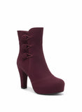 BOOT HEELS SUEDE - R-1