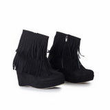 BOOT Mid HEELS SUEDE - BW-12