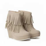 BOOT Mid HEELS SUEDE - BW-12