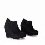 Suede Heel Boot BW-10