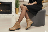 BOOT FLATS LEATHER - G-23