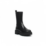 Ankle Boot Mid Heels Leather Comfort E-107