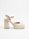 Shoes High Heel Leather Glossy H-17
