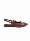Mules Flat Leather Stylish BF-804