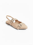 Mules Flat Leather Stylish BF-804