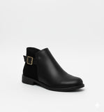 BOOT FLATS LEATHER AND SUEDE - G-40