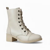 Ankle Boot Leather With Rope E-26