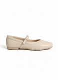 Ballerina Flat Leather Square BF-802
