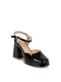 Shoes High Heel Leather Glossy H-17