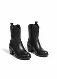 Long Boot Heels Leather Stylish LB-36