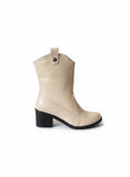 Long Boot Heels Leather Stylish LB-36