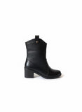 Long Boot Heels Leather Stylish LB-36