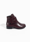 Ankle Boot Leather With Zipper G-25
