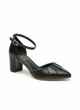 Shoes Mid Heels Leather F-606