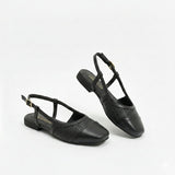 Mules Leather With Buckle BF-800