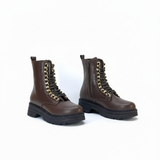 Ankle Boot Leather With Rope E-101